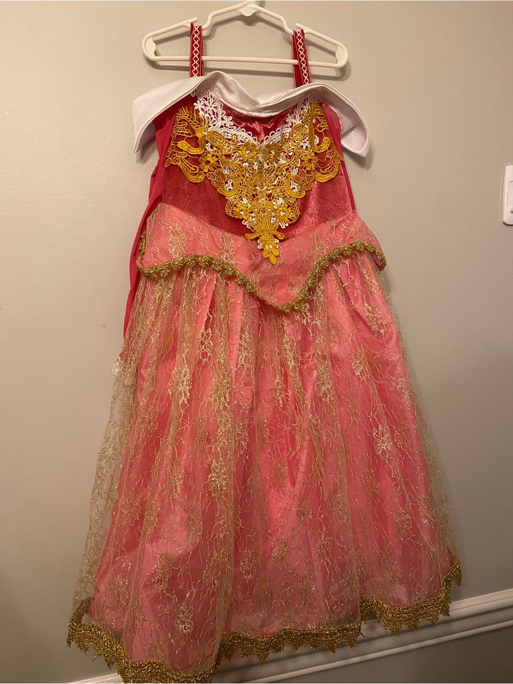 Pink & Gold Princess Dress for Kids - Theatrical Costume
